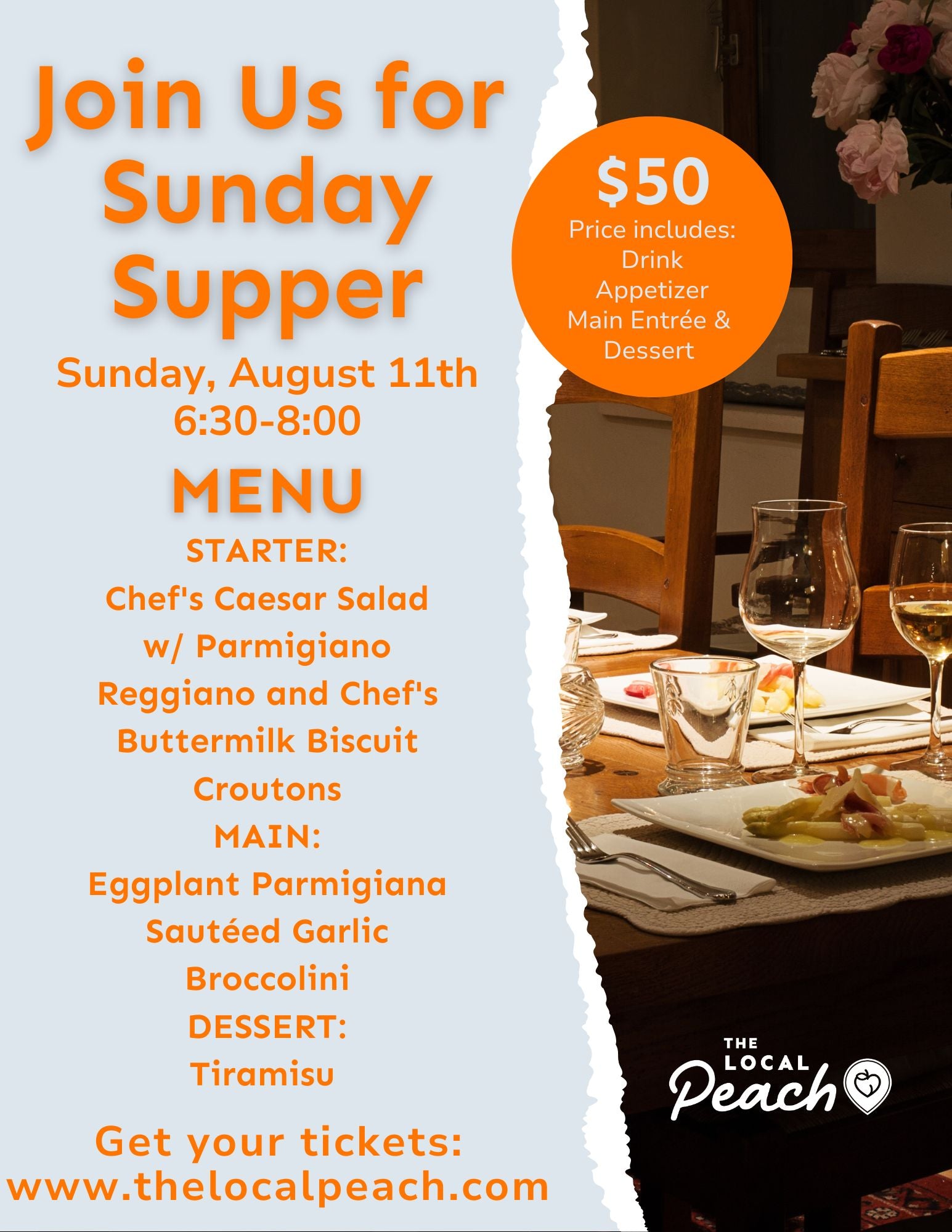 Sunday Supper 8/11/24