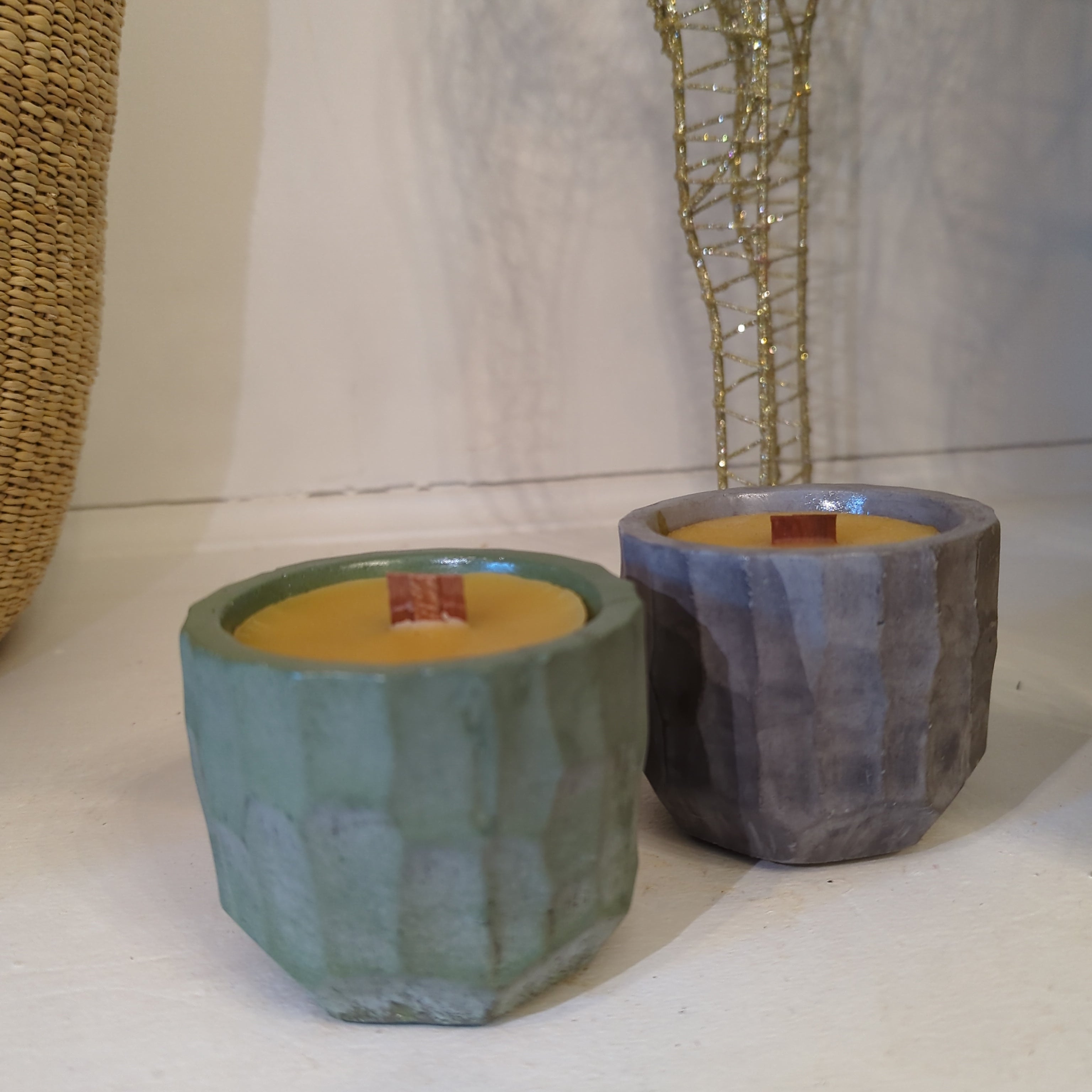 Concrete Earth Candle